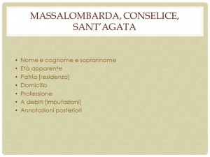 Fig. 14. Massalombarda, Conselice, Sant’Agata composizione del fondo.
