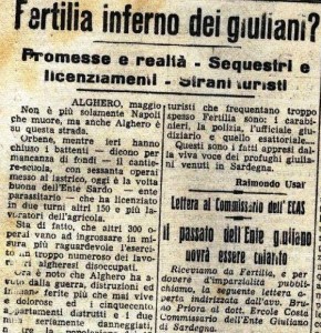 Foto 4. “La Nuova Sardegna”, 22 maggio 1951.