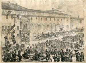  Il 12 giugno 1859 a Bologna in una stampa dell’epoca